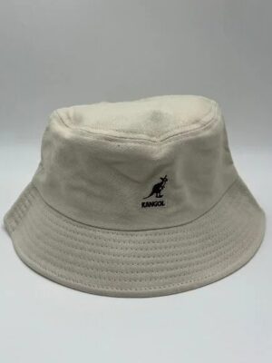 Kangol Washed Bucket Hat Cotton Flat-topped Fisherman Hat