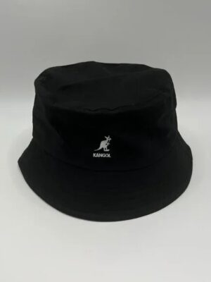 Kangol Washed Bucket Hat Cotton Flat-topped Fisherman Hat